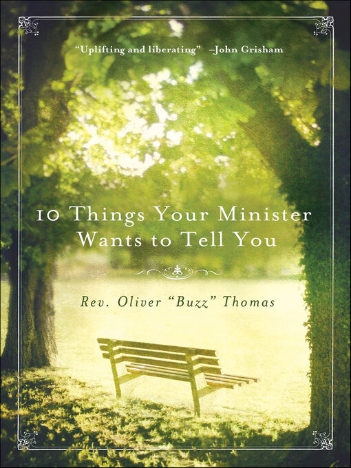 Title details for 10 Things Your Minister Wants to Tell You by Oliver "Buzz" Thomas - Available